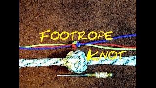 Double Footrope knot; Double Diamond Knot; How to Tutorial; Crown and Wall Knot Method