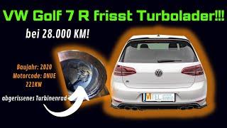 VW Golf 7 R heftiger Turbo Schaden bei 28.000 KM | Was tun? | EA888 Gen.3 | Zylinderkopf Demontage