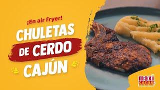 Receta de Chuletas de Cerdo Cajún en Airfyer | HAZLO CON MAXICARNE