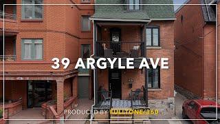 Ottawa | Golden Triangle House For Sale | 39 Argyle Ave | Pilon Real Estate Group