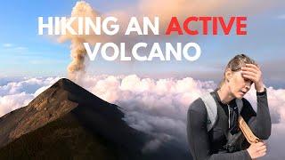 The HARDEST Hike in Central America! Volcano Acatenango and Fuego, Guatemala 