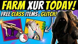 GOD TIER XUR FARM - Do ASAP! Free EXOTIC CLASS Items, Rare Armor Glitch & CATALYST! Nov 15 Destiny 2