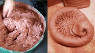 How I Reclaim, Cut Wedge and Spiral Wedge my Clay — Narrated Video