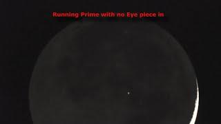 I zoomed in on the Moon with my 12 inch telescope and caught Objects passing in front of it