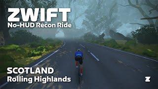 Zwift no-HUD recon: Rolling Highlands