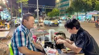 Mars Hartdegen eating street food in Ho Chi Minh City (2025)