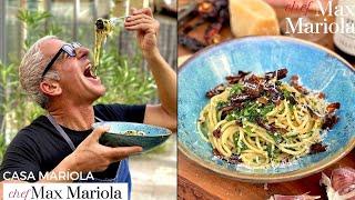 Questa Ricetta vi farà impazzire! È DELIZIOSA! Pasta Cicorie e Peperoni Croccanti | Chef Max Mariola