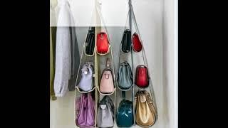 5 ways to organize your purse collection in Style and in Order #storage #purse #closetgoals