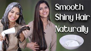 How To Get Silky Shiny Hair Naturally/Hair Mask For Dull Dry Hair  - Ghazal Siddique