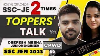 Cracked SSC JE 2 TIMES | BRO TO CPWD | SSC JE 2025 PREPARATION IN 4 MONTHS || SSC JE 2025 STRATEGY