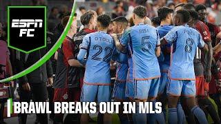 BRAWL breaks out after Toronto FC vs. New York City FC final whistle  | ESPN FC