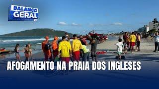 Quatro jovens são resgatados após afogamento na Praia dos Ingleses