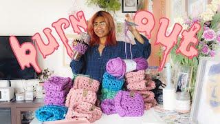 Crocheting 100's of Pillow Coffee Cozies (a vlog moment)