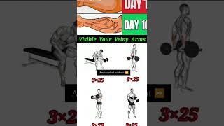 Day 1 to Day 10 change and cut for arm exercise #cuttingskills #foryou #arm #gym #homeworkouts 