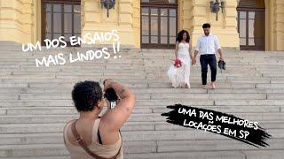 Bastidores de ensaio de casal no Museu do Ipiranga - SP  | RAPHAELA VALÉRIA FOTOGRAFIA