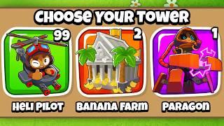 Choose YOUR Tower IMPOPPABLE Challenge in BTD 6!