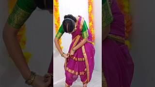 Drape your classical dance costume with saree|9 meter saree|#saree_draping #drapingstyle