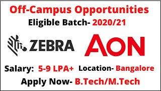 off campus drive for 2021 batch | off campus placement for 2020 batch