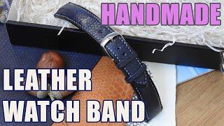 Making custom leather watch strap - DIY