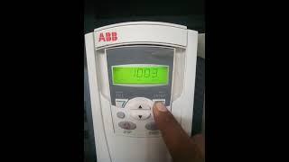 ABB acs550 vfd local control setting