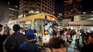 Dodger Fans Celebrating Hard | LOS ANGELES 2024