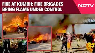 Fire At Kumbh Mela | Half A Dozen Fire Brigades Bring Flame Under Control