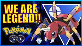 I HIT LEGEND RANK WITH SPAMMY ARIADOS!! | POKÉMON GO BATTLE LEAGUE