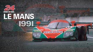 Mazda 787B pure sound! 24 Hours of Le Mans 1991