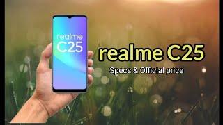 realme C25 specs & official price/Lefthand Tv