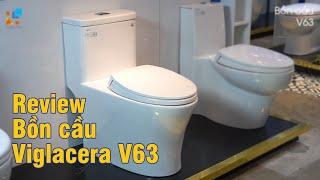 Review bồn cầu Viglacera V63 | Thiết bị vệ sinh Hải Linh