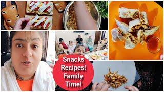 Pehli bar try kiya Spring rolls! Fir Banay Veg Sub! Snack Recipes ️#vlogs  PV38