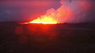 This is how the eruption started! On road closure and access points.