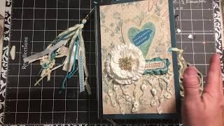 Prayer Journal junk journal style Teal | dearjuliejulie