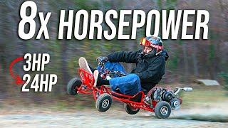 We Bought the Cheapest Full-Suspension Go-Kart and Swapped in a Racing Engine!