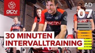 30 Minuten Indoor-Cycling Intervalltraining | Fat Burning Home Workout