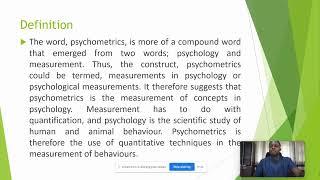 Psychometrics Hub