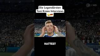 Die legendärsten Toni Kroos Interviews  #kroos #tonikroos #realmadrid #dfb #interview