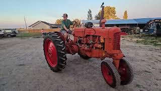 First Drive of the Minneapolis-Moline "R" with rebuilt carb, new rear wheels, tires, and seat