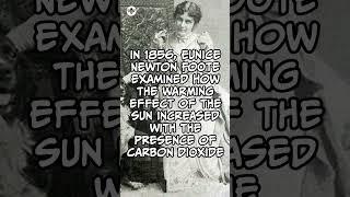 Eunice Foote did the first ever greenhouse gas experiment...in 1856!