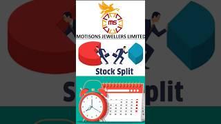 Motisons Jewellers Announced Stock Split | Motisons Jewellers share latest news #stocksplit