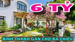 Bán nhà Bình Thạnh gần chợ BÀ CHIỂU | Ngang 6M phân khúc 6Tỷ hơn có sân vườn trồng hoa CHILL lắm