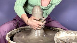 Pottery Vlog - Throwing a 6lbs Vase