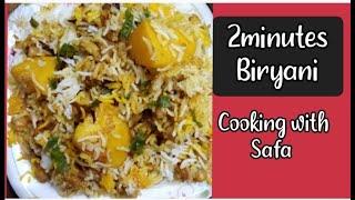 2minutes Biryani/Cooking with Safa #shorts #viral #trending