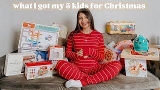 What I Got My 3 Kids For Christmas 2022 | Kids Ages 2,5, & 9