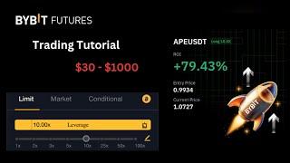 How To Trade Bybit Futures and Be Profitable: $30 to $1000