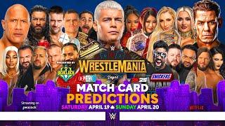 WWE WrestleMania 41 - Match Card Predictions | Bevelock