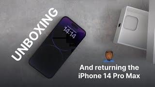 iPhone 14 Pro Max unboxing | Why I'm returning the iPhone 14 Pro Max