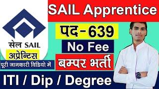 SAIL Apprentice 2022 Apply Online | Bhilai Steel Plant Recruitment 2022 | SAIL Apprenticeship 2022