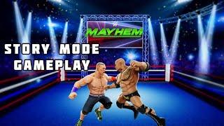 WWE Mayhem Story mode gameplay