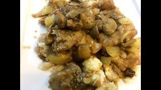 Chicken Liver, Onions and Brewis - Traditional Newfoundland  - Bonita's Kitchen